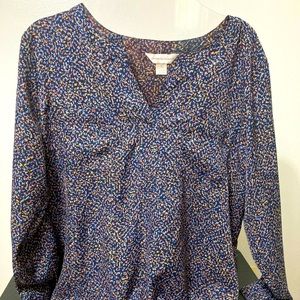 Free item with purchase Christopher and Banks Long Sleeve Size L blues and pinks